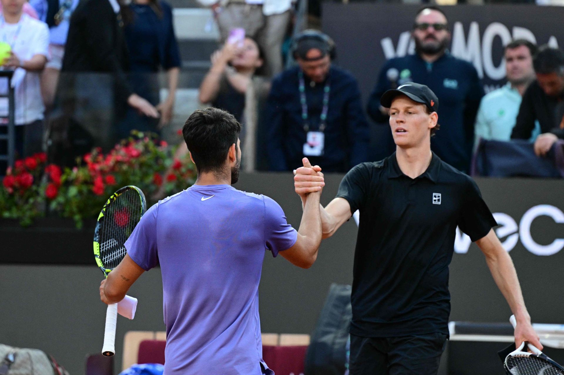 La final de Roma entre Carlos Alcaraz y Jannik Sinner, en imágenes