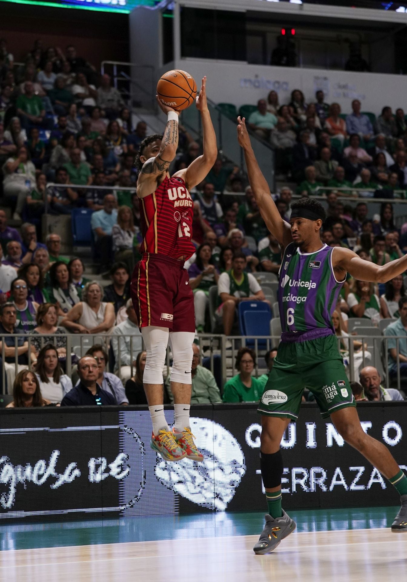 El partido del UCAM Murcia contra el Unicaja, en imágenes