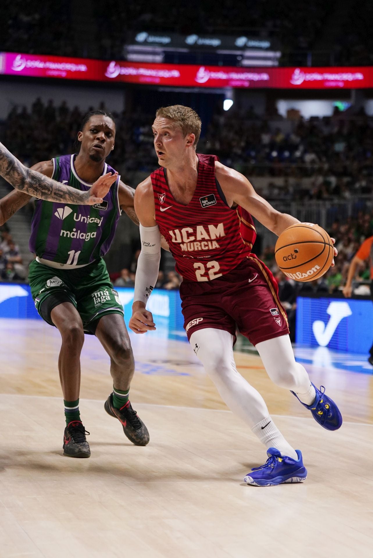 El partido del UCAM Murcia contra el Unicaja, en imágenes