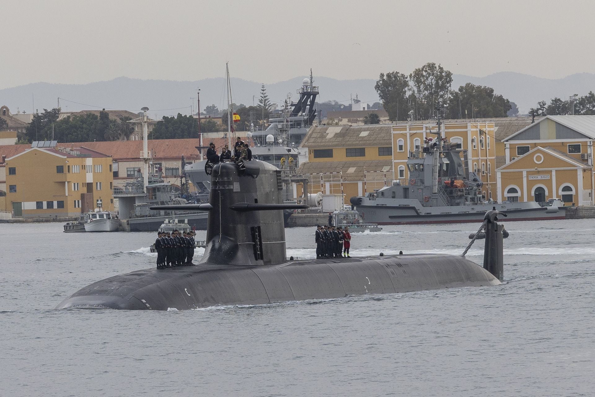 Las imágenes del Rey Felipe en el submarino S-81