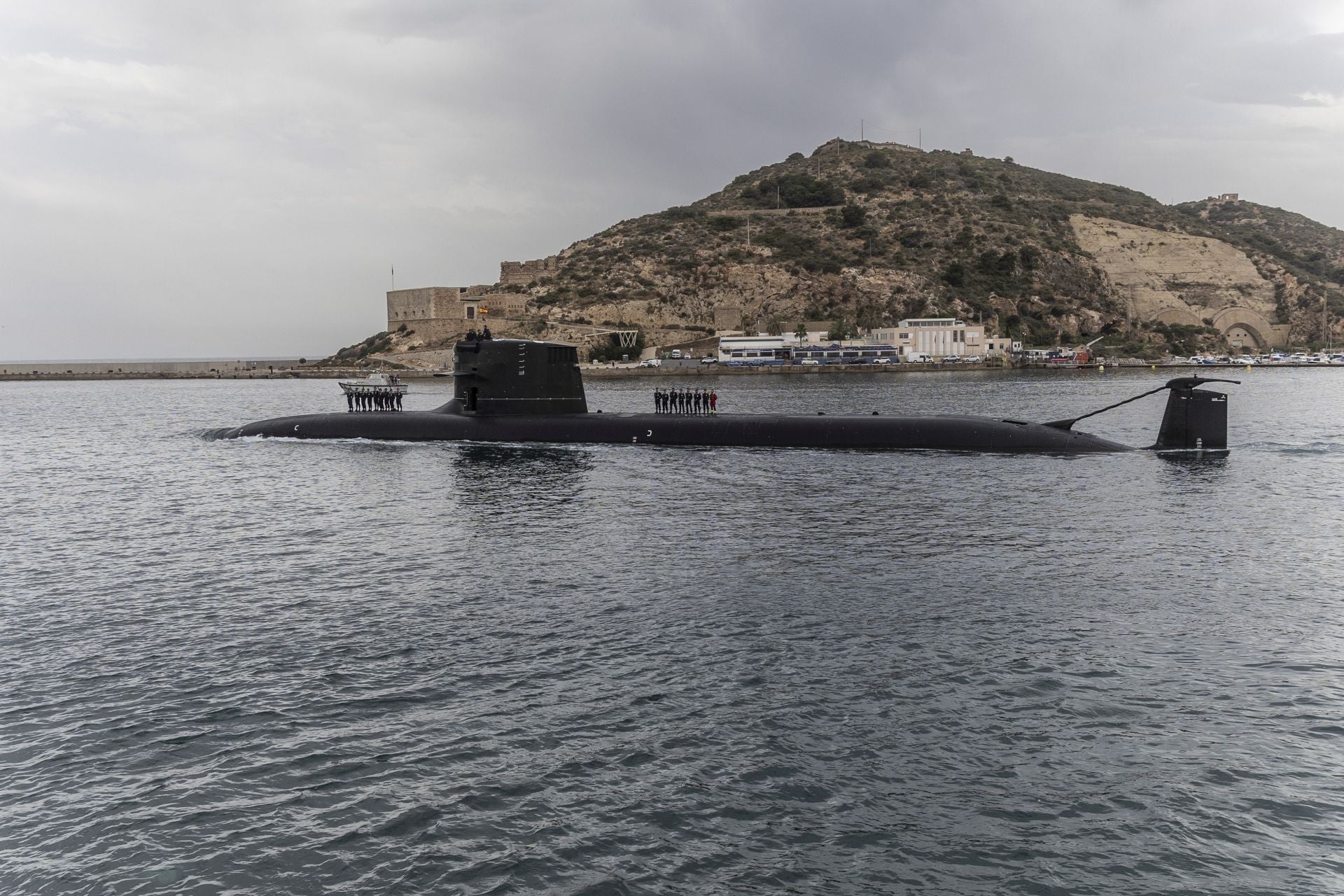 Las imágenes del Rey Felipe en el submarino S-81