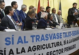 Imagen del acto en defensa del Trasvase celebrado el pasado 6 de mayo.