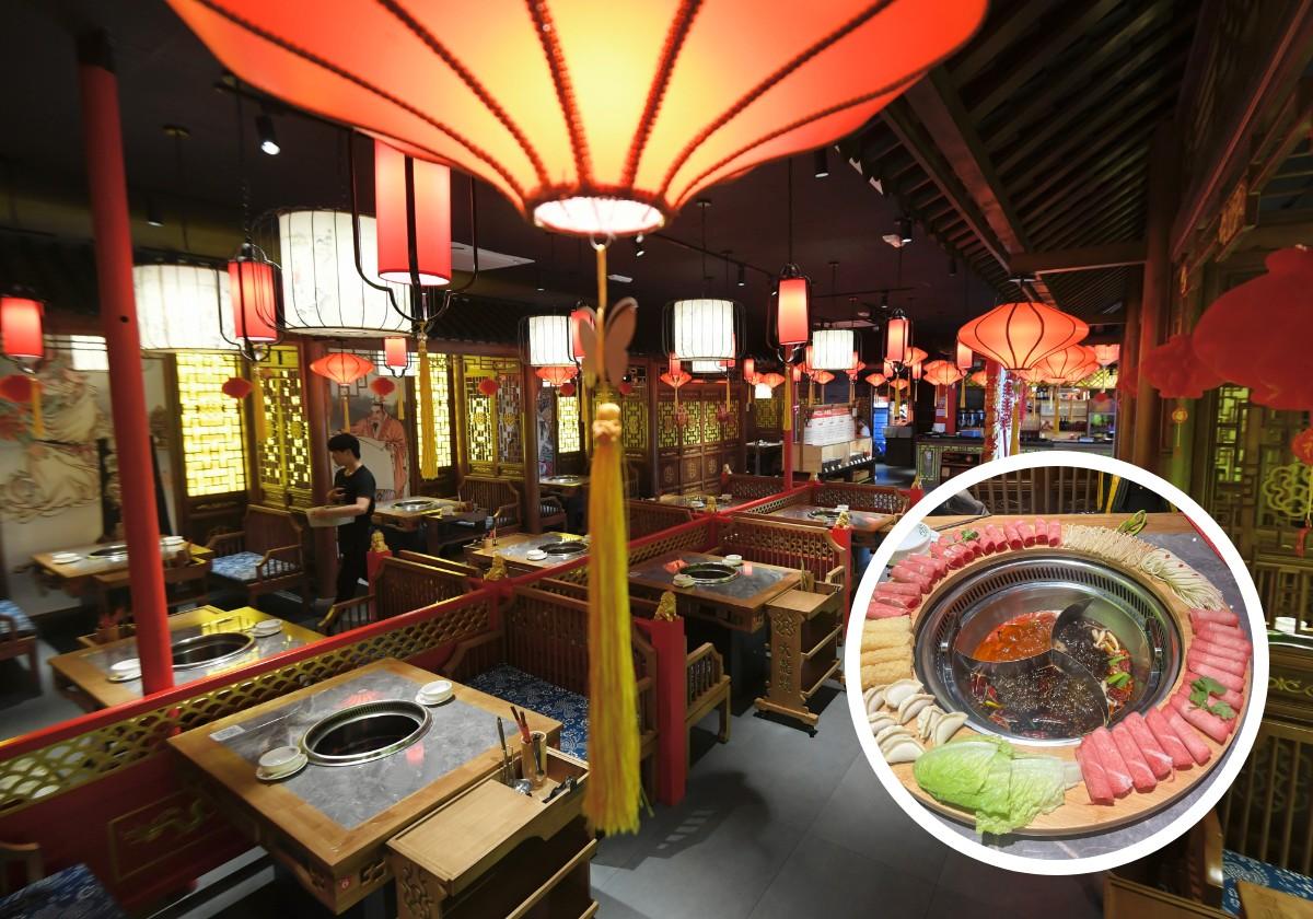Interior del restaurante Gran Dragón.