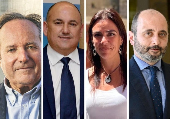 Antonio Ballester, José Jerónimo Díaz, María Dolores Zapata y Joaquín Gómez.