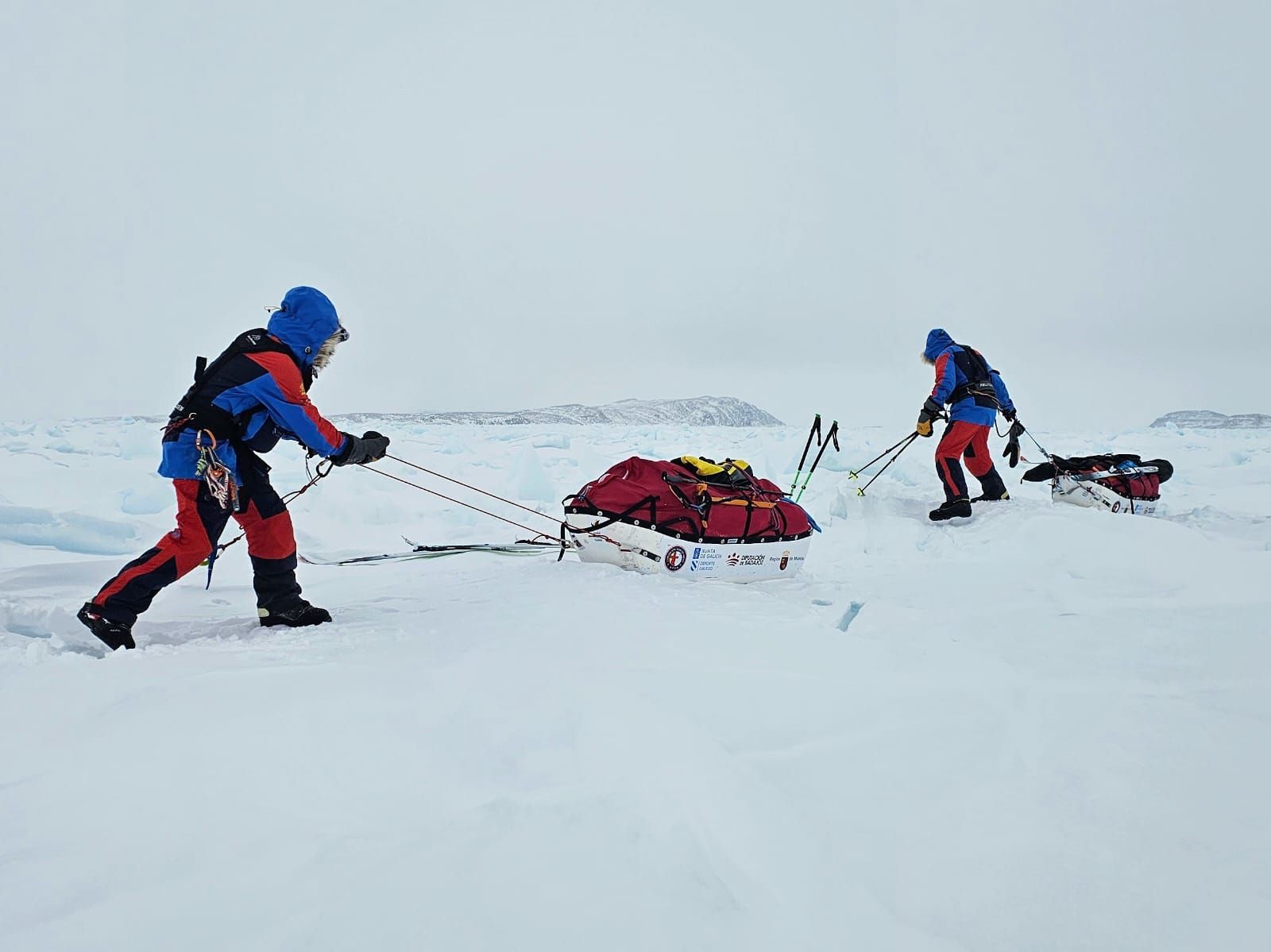 La expedición del santomerano Quitín Mira en el Ártico canadiense, en imágenes