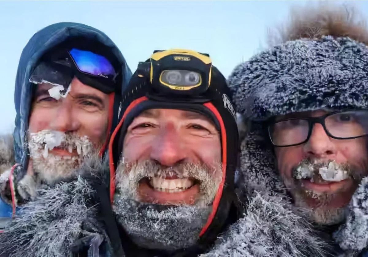 La expedición del santomerano Quitín Mira en el Ártico canadiense, en imágenes