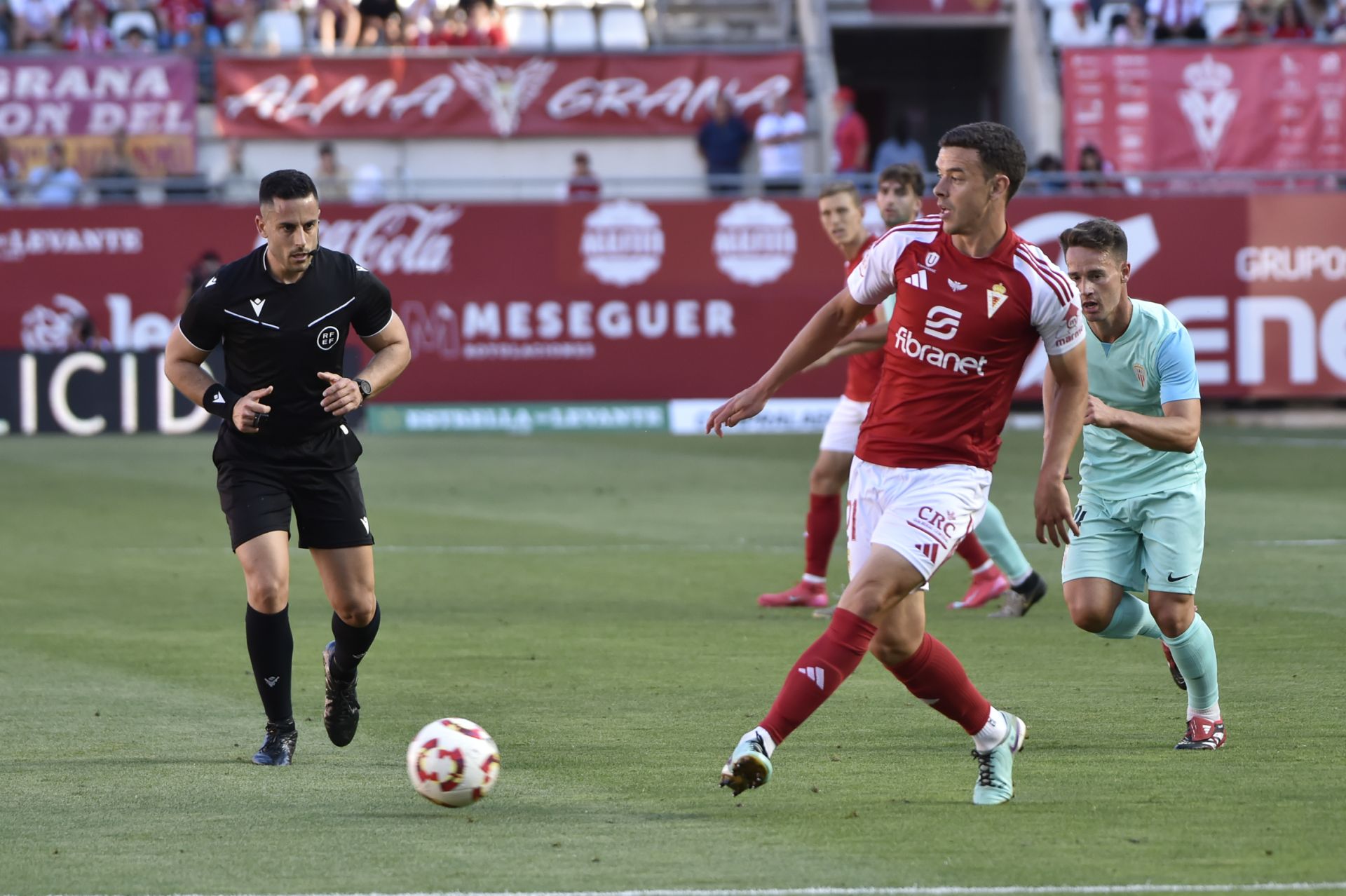 La victoria del Real Murcia frente al Algeciras, en imágenes