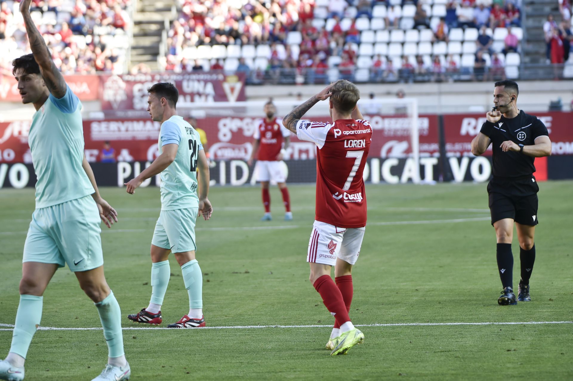 La victoria del Real Murcia frente al Algeciras, en imágenes