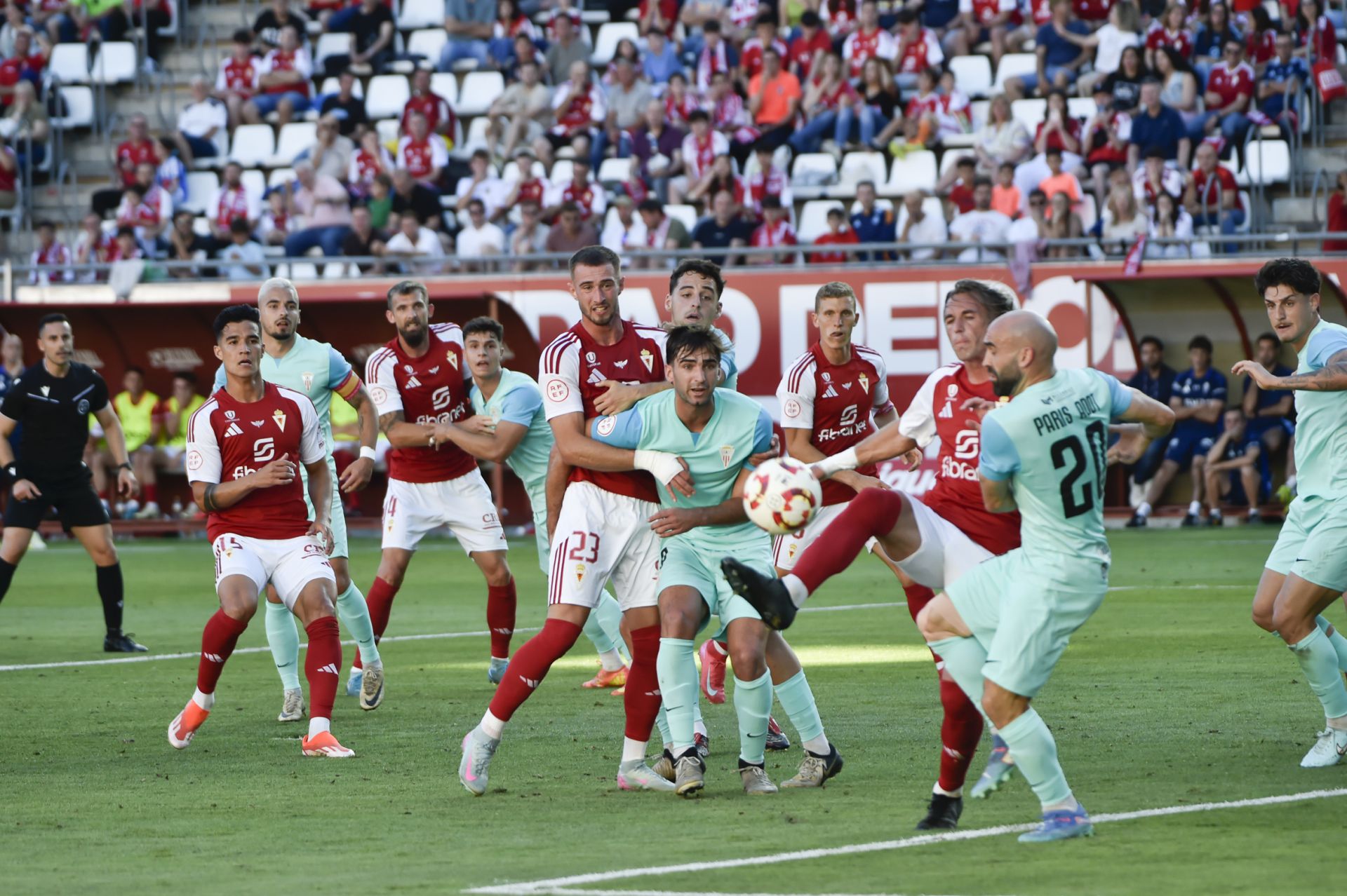 La victoria del Real Murcia frente al Algeciras, en imágenes