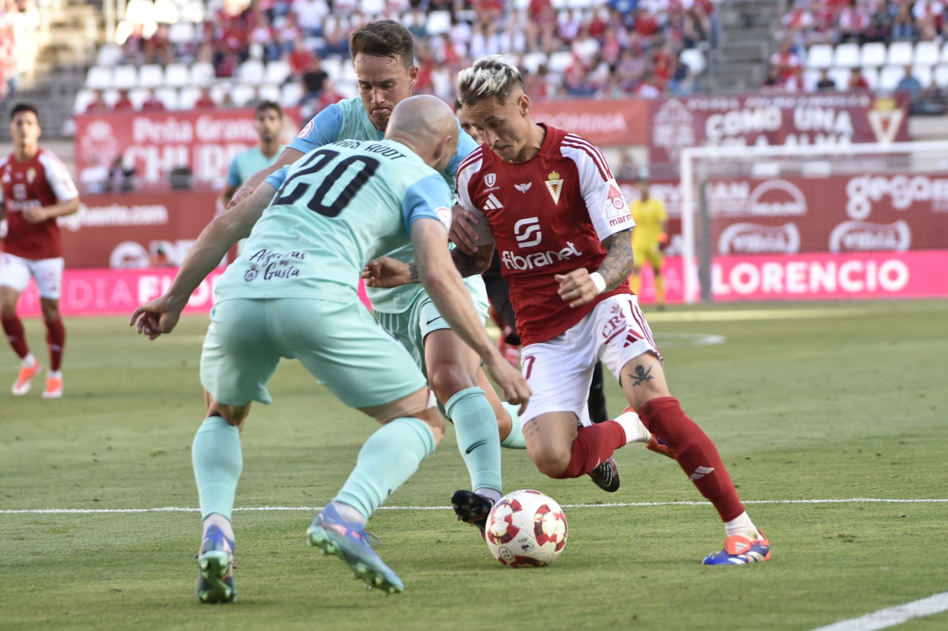 La victoria del Real Murcia frente al Algeciras, en imágenes