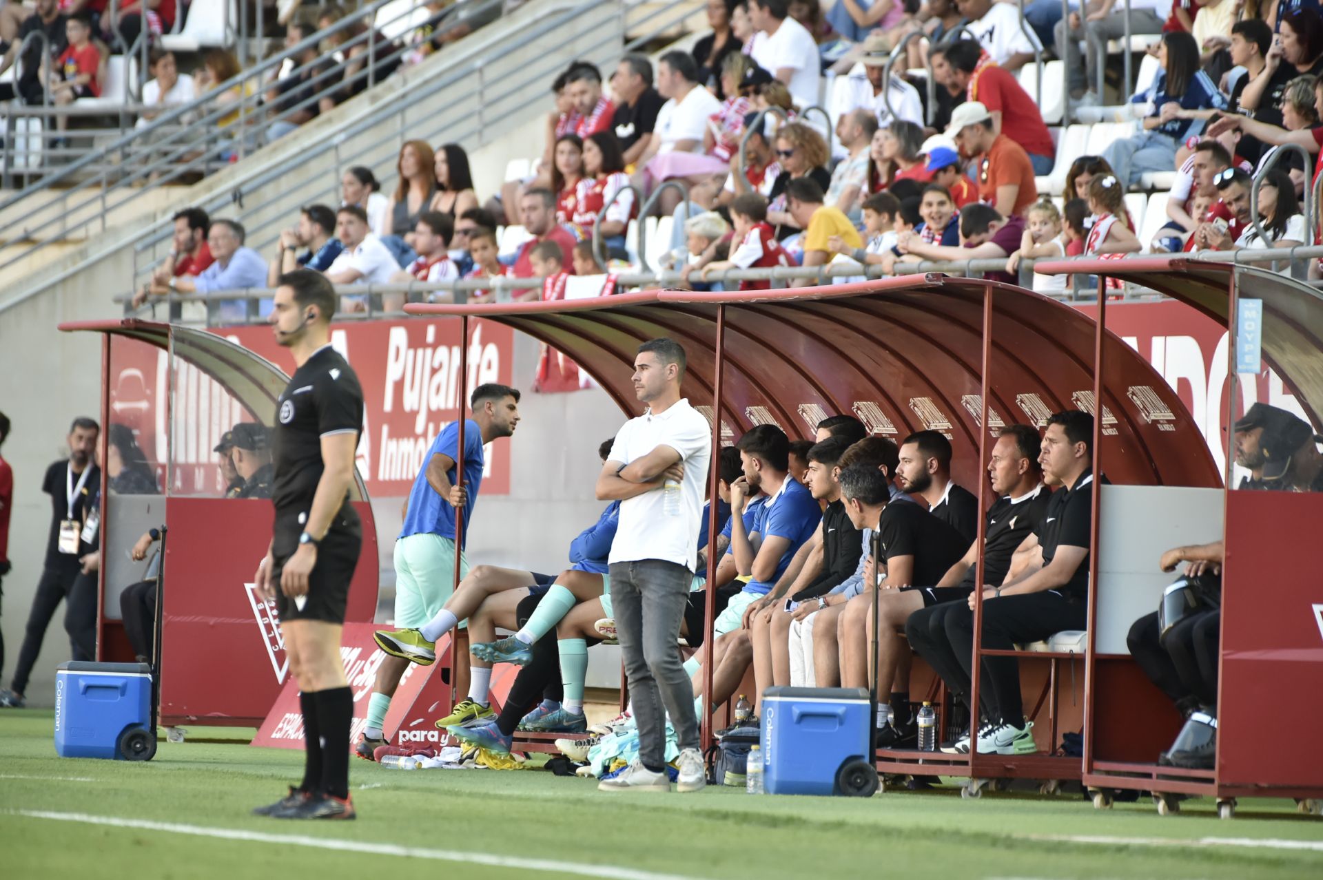 La victoria del Real Murcia frente al Algeciras, en imágenes
