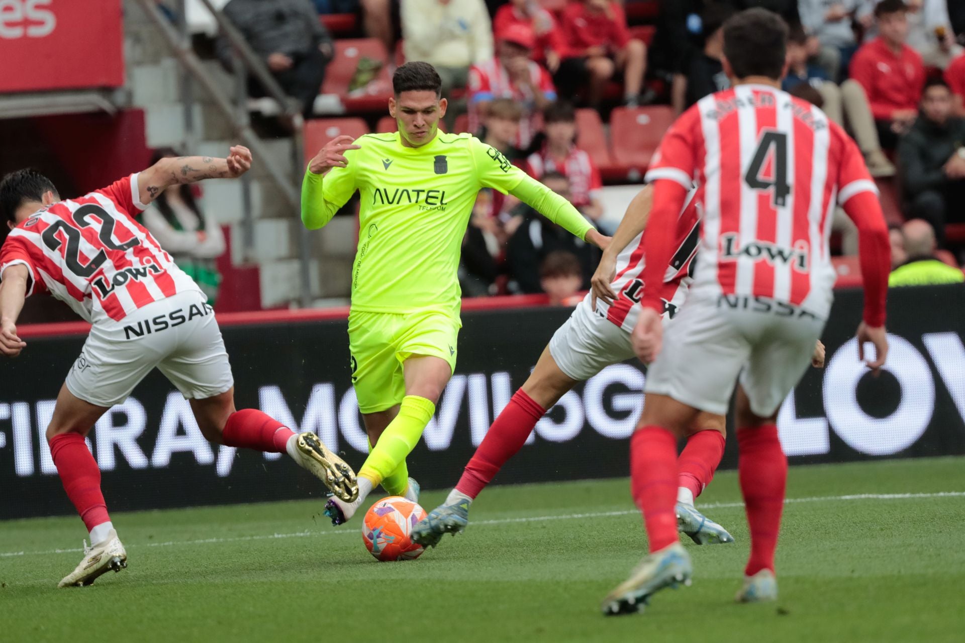 El Sporting-Cartagena (3-2), en imágenes