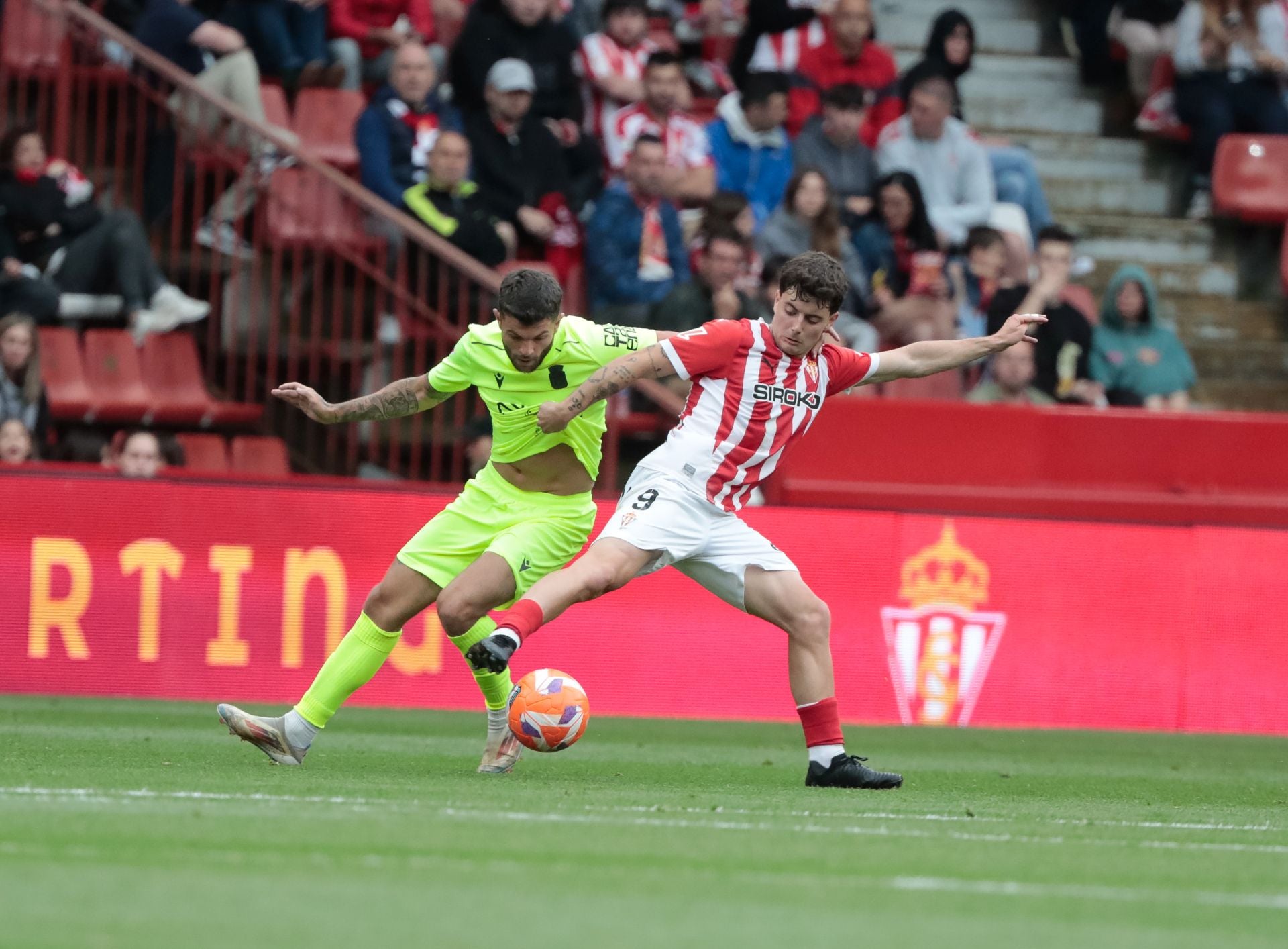 El Sporting-Cartagena (3-2), en imágenes