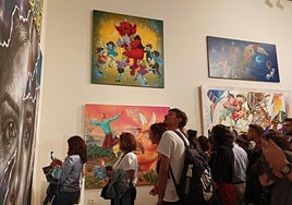 Inauguración de la exposición 'De vándalos a leyendas' en Murcia.