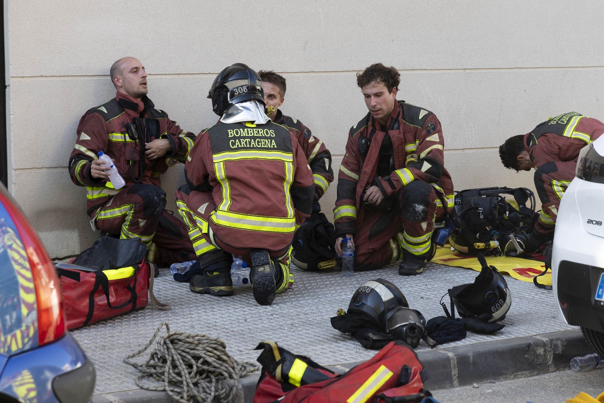 Las imágenes del incendio en Cartagena
