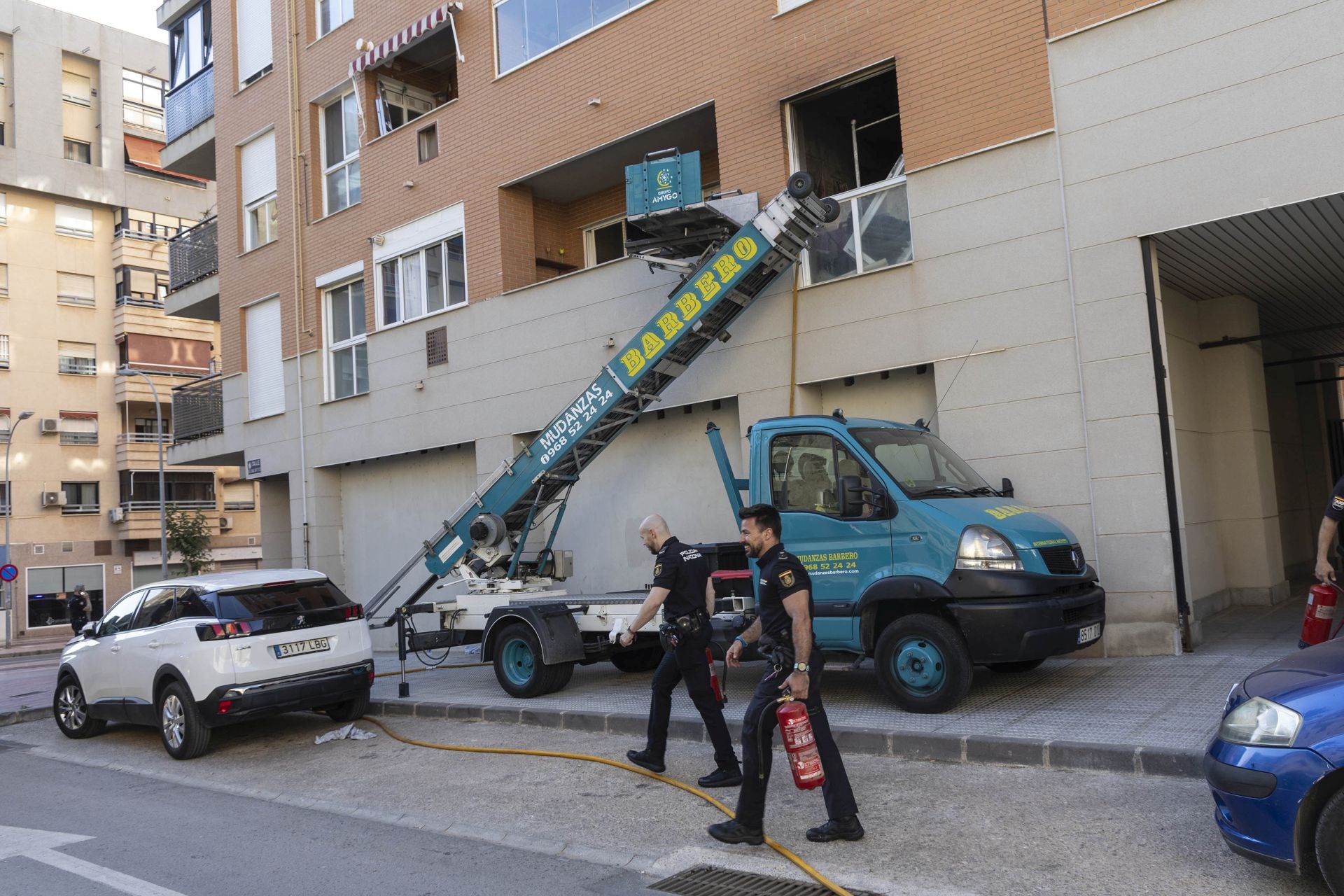 Las imágenes del incendio en Cartagena