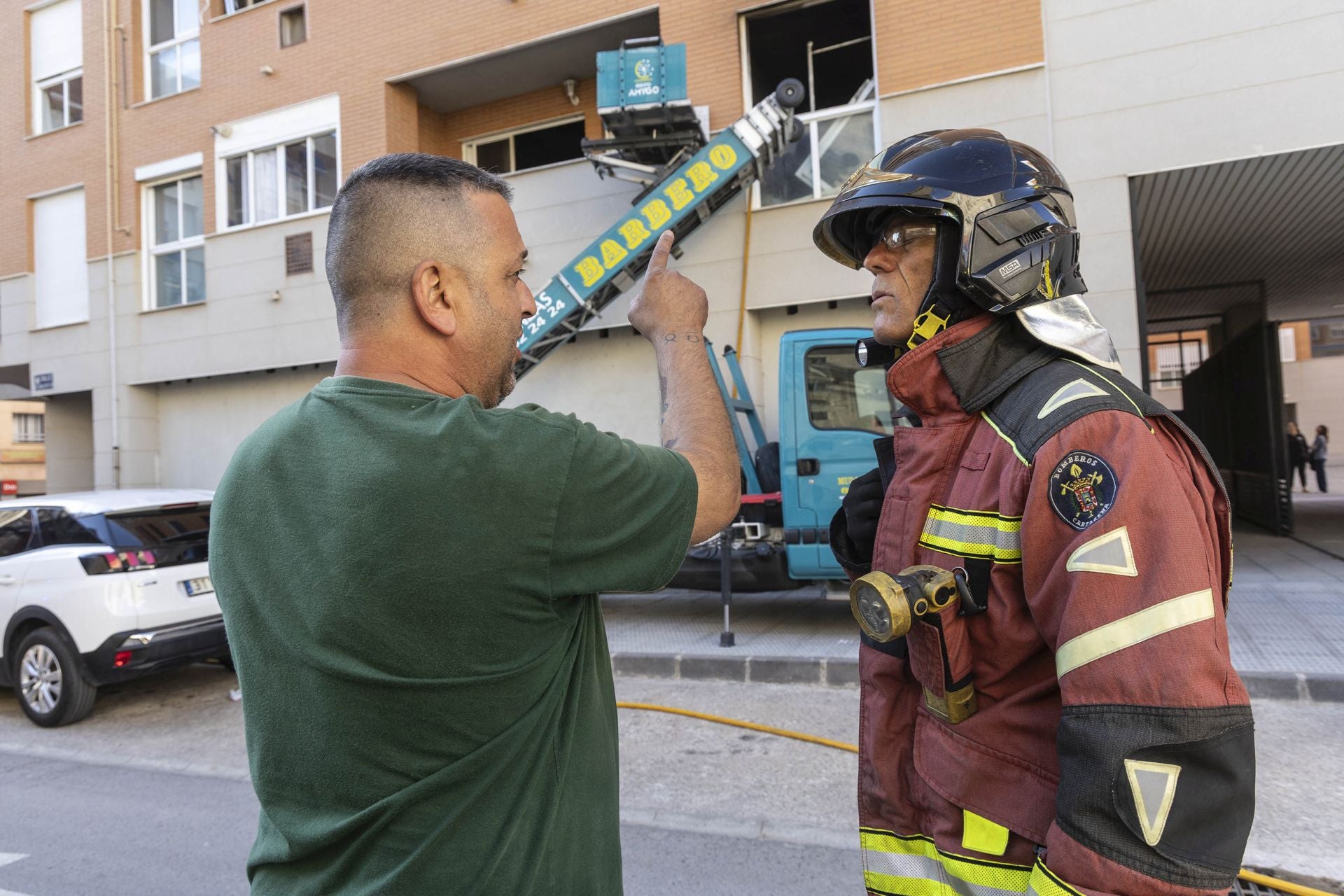 Las imágenes del incendio en Cartagena