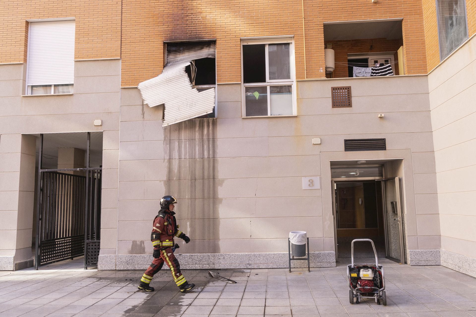 Las imágenes del incendio en Cartagena
