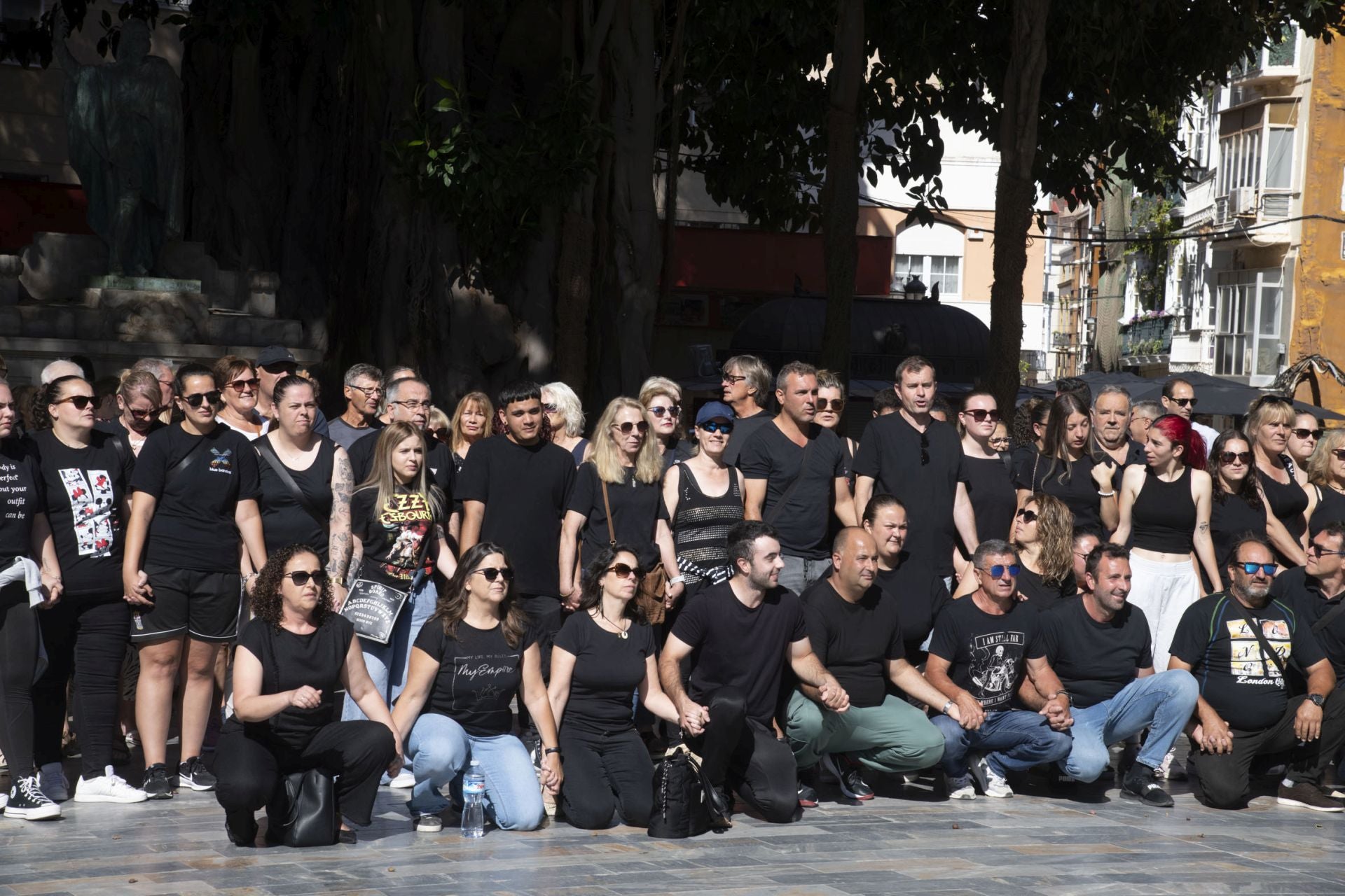 Las imágenes de la protesta de los vecinos de Villas Caravaning en Cartagena