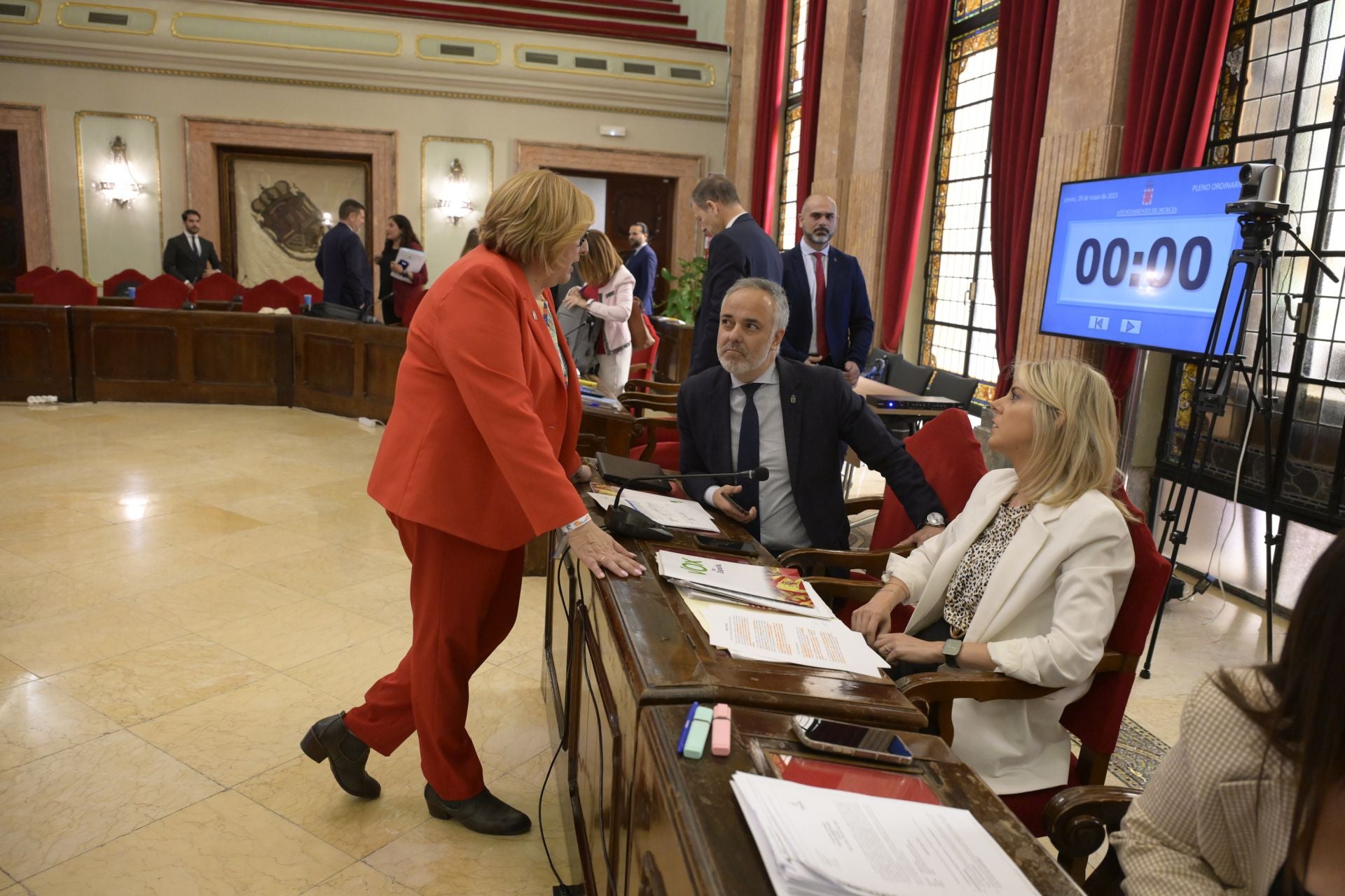 El Pleno del Ayuntamiento de Murcia del mes de mayo, en imágenes