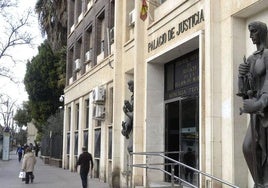 Imagen de archivo del Palacio de Justicia de Murcia, sede de la Audiencia Provincial.