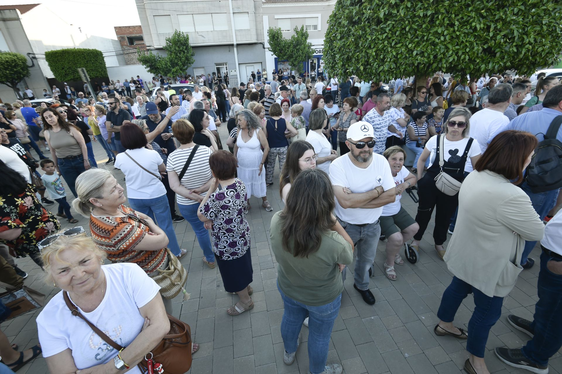Las imágenes de la protesta de los vecinos de Las Torres de Cotillas