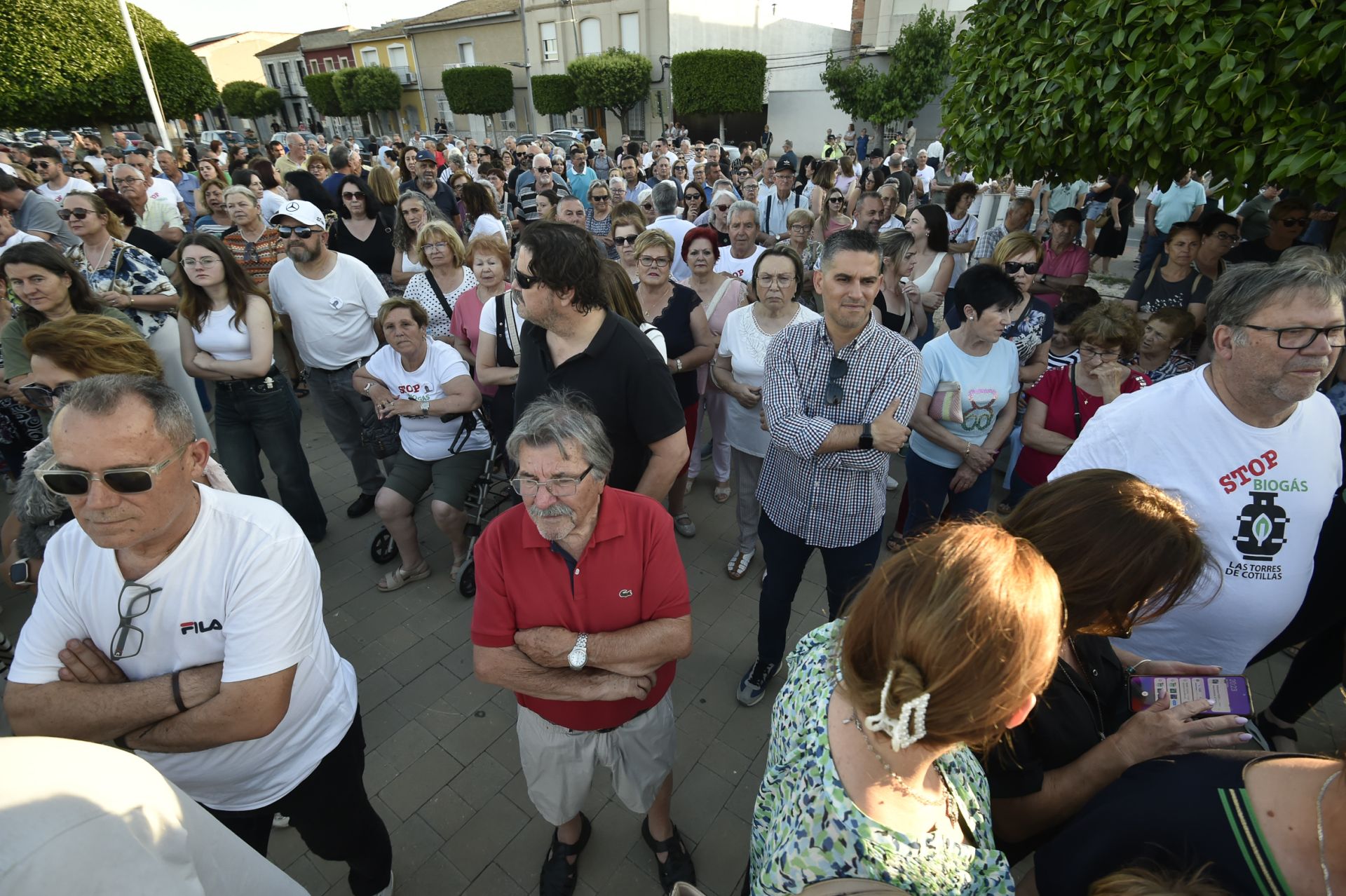 Las imágenes de la protesta de los vecinos de Las Torres de Cotillas