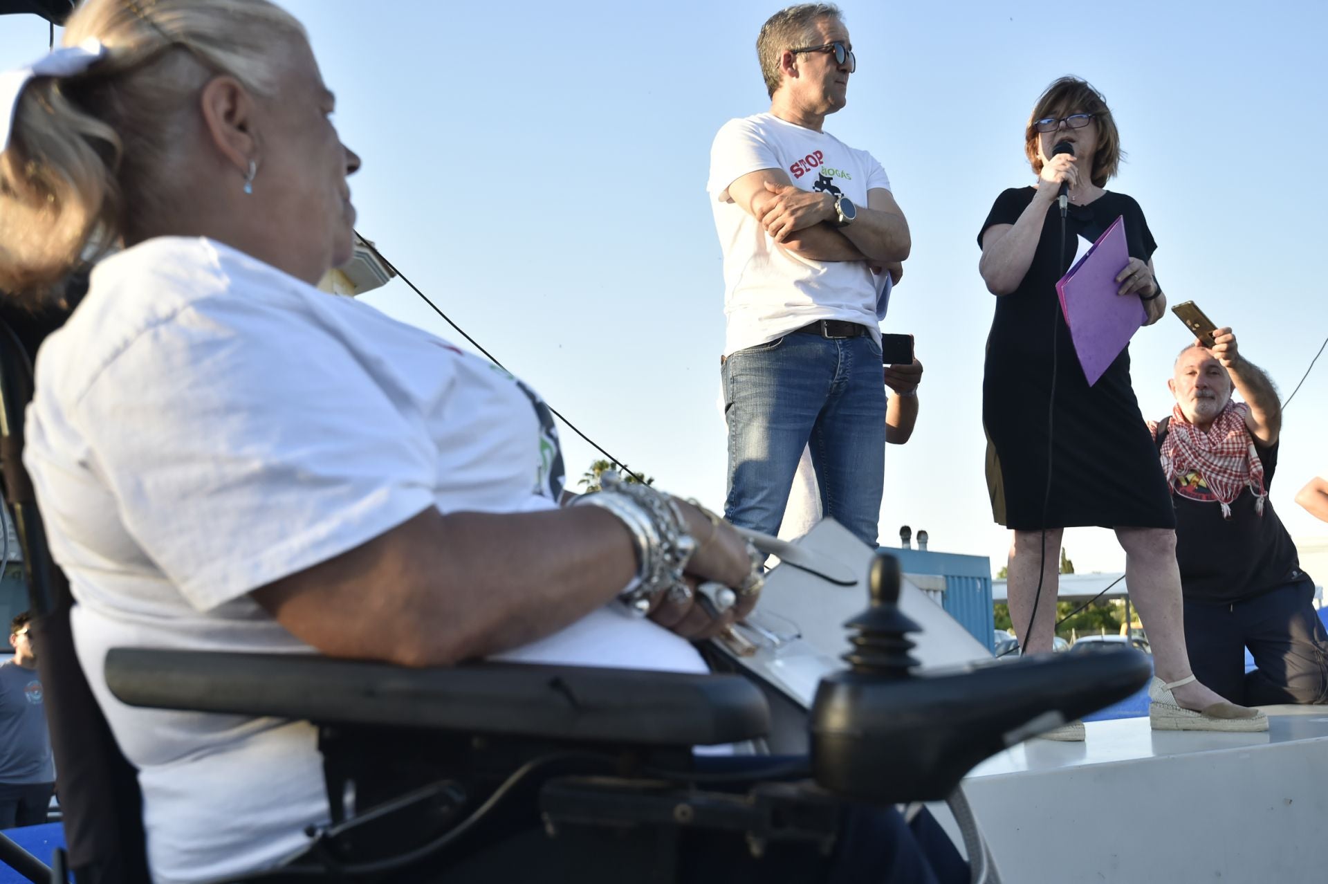 Las imágenes de la protesta de los vecinos de Las Torres de Cotillas