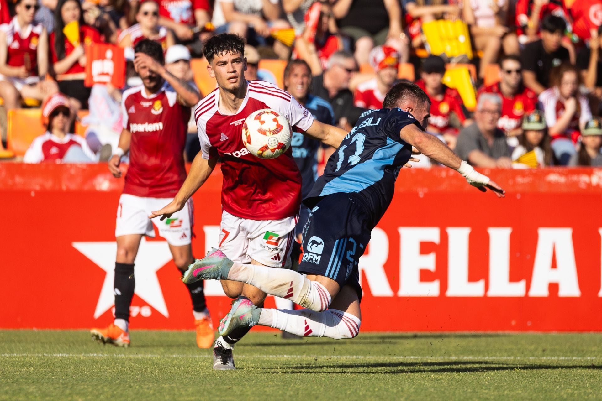 El empate del Real Murcia contra el Nàstic, en imágenes