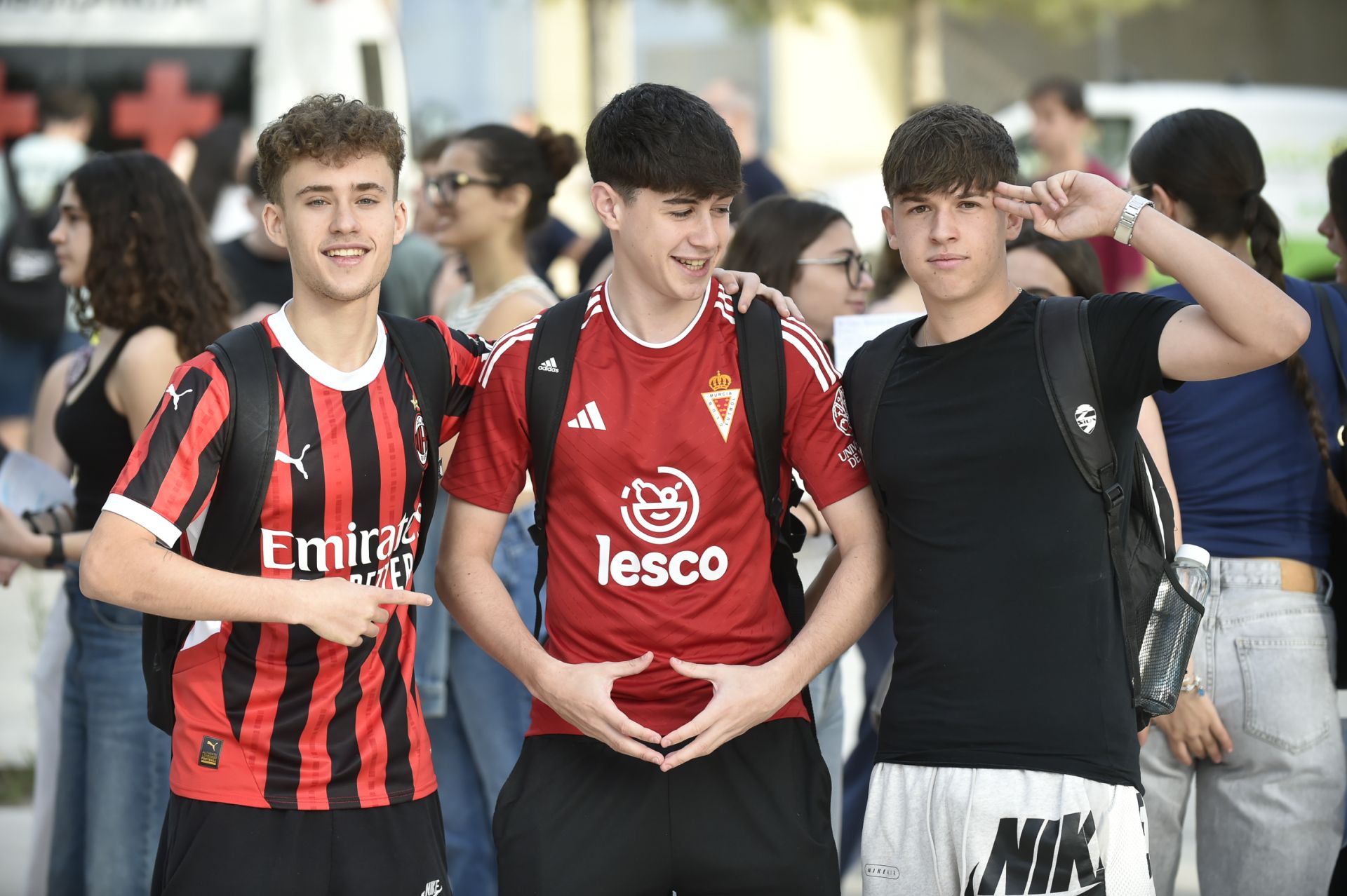Los alumnos de la Región de Murcia afrontan los primeros exámenes de la PAU, en imágenes