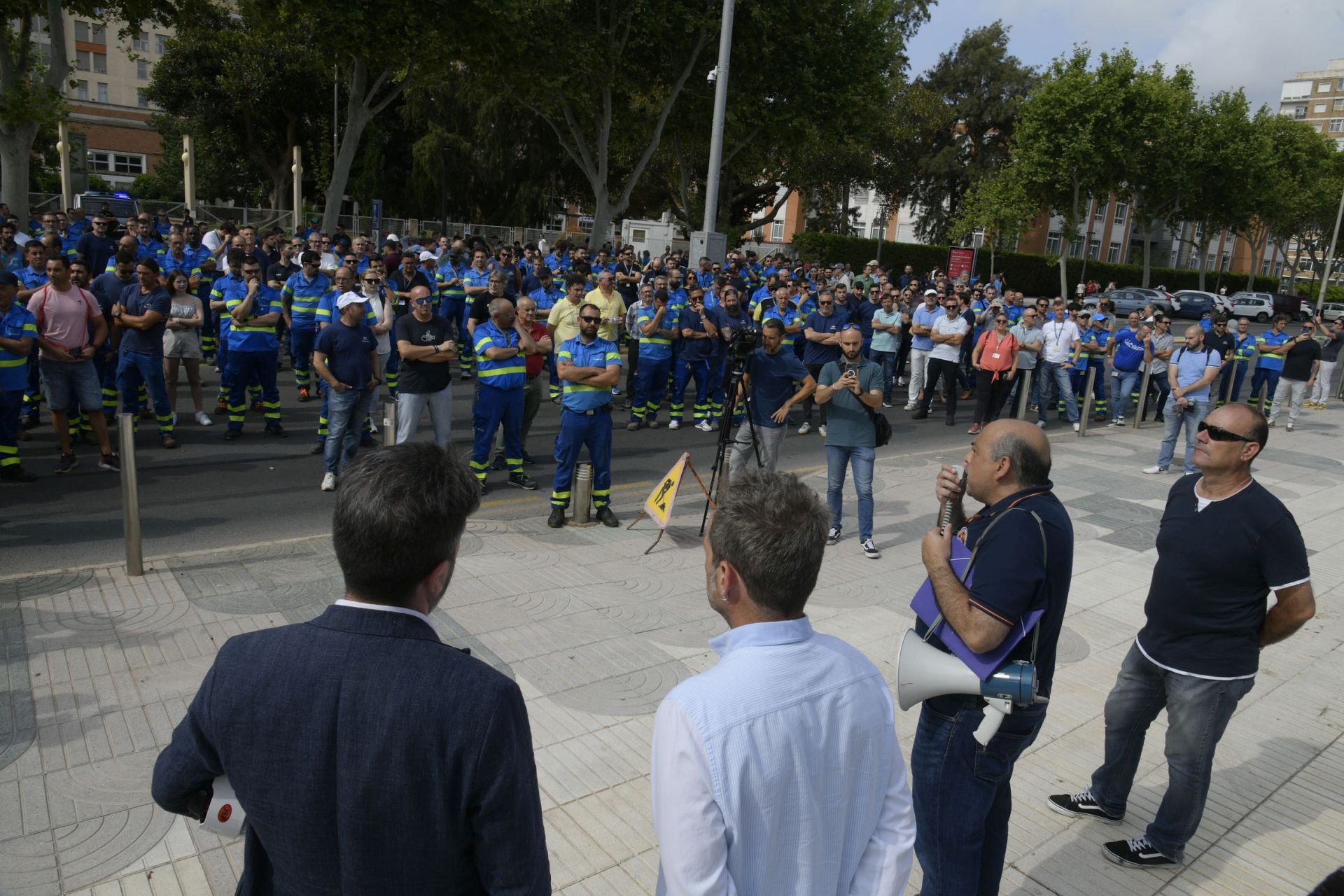La manifestación de los trabajadores de Navantia, en imágenes
