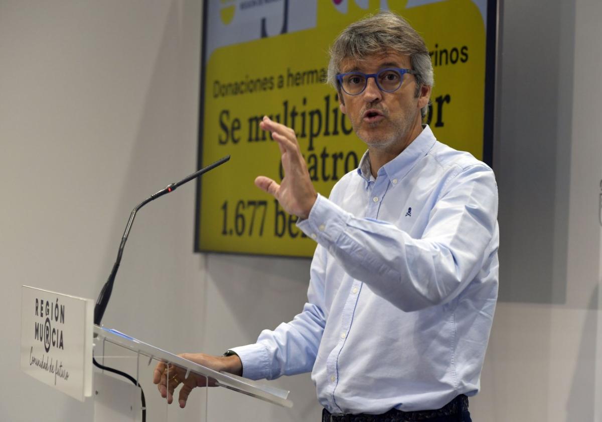El consejero de Hacienda, Luis Alberto Marín.