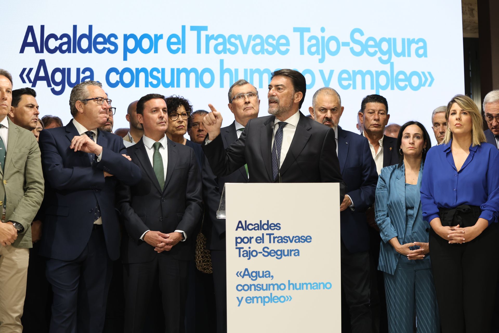 Las imágenes del acto institucional &#039;Alcaldes por el trasvase Tajo-Segura&#039;