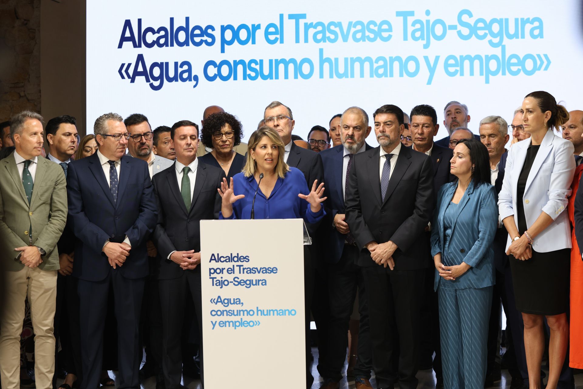 Las imágenes del acto institucional &#039;Alcaldes por el trasvase Tajo-Segura&#039;