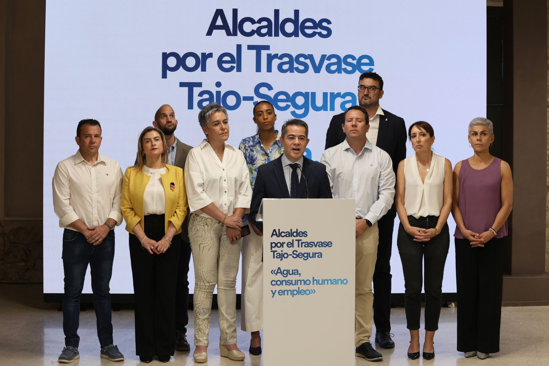 Las imágenes del acto institucional &#039;Alcaldes por el trasvase Tajo-Segura&#039;