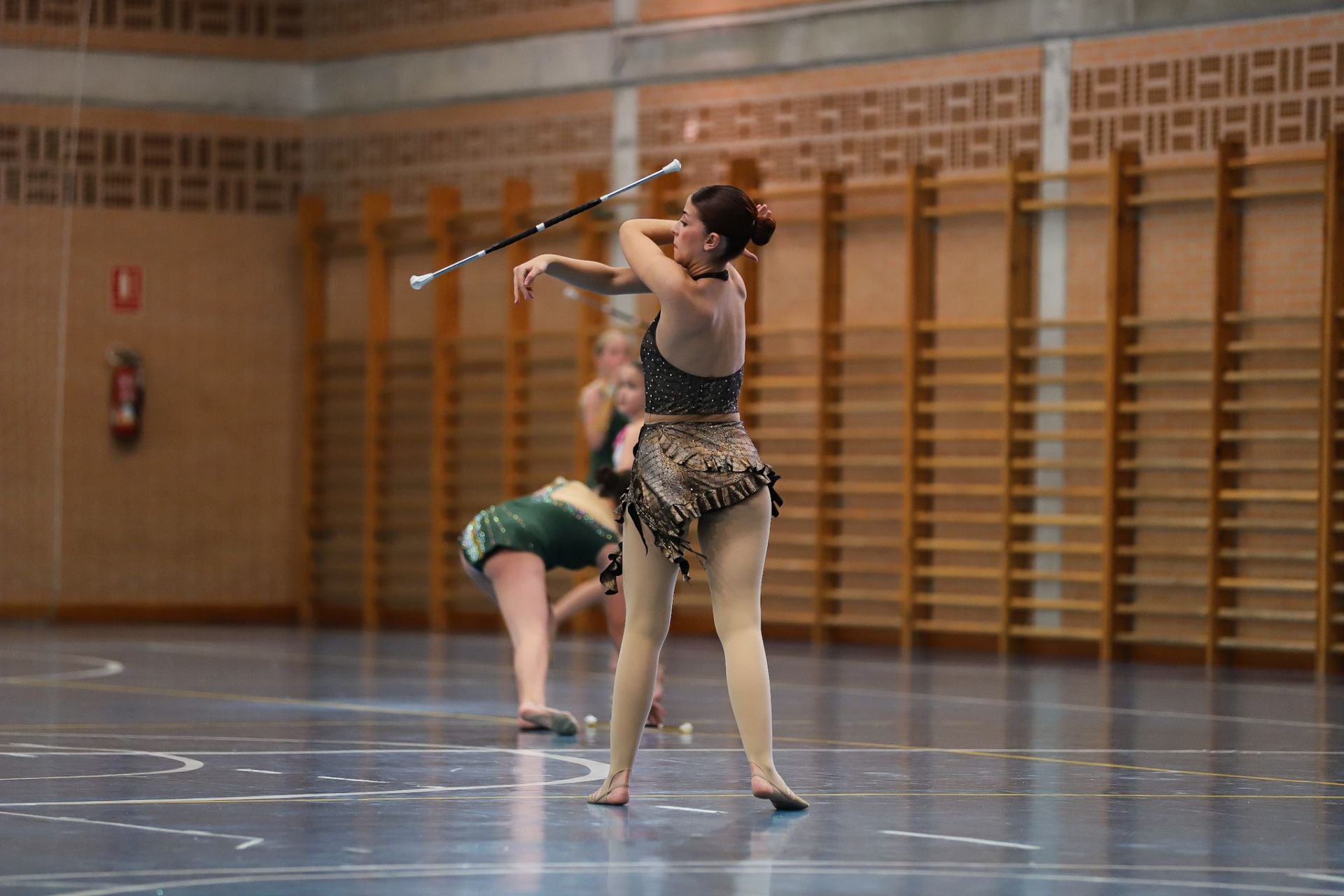 Las &#039;majorettes&#039; de Monteagudo, en imágenes