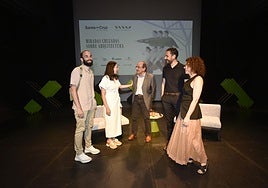 Celeberación de los 50 años de Santa-Cruz Arquitectura en el Centro Párraga de Murcia, en imágenes