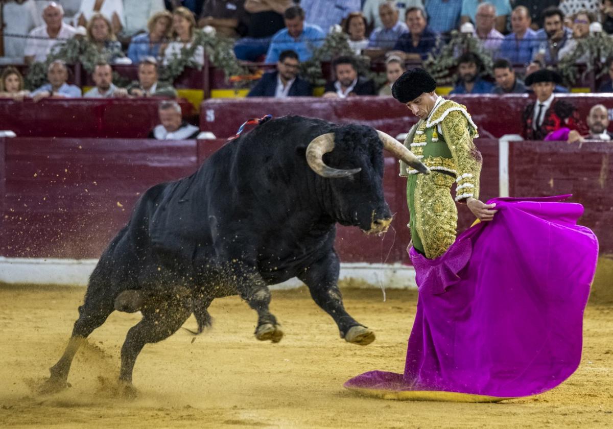Paco Ureña, en la plaza de toros de Murcia, el pasado mes de septiembre.