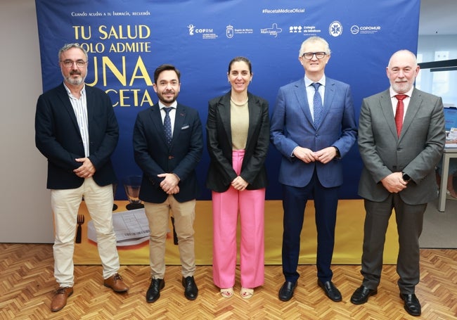 Francisco Barranco, Pedro Caballero, Paula Payá, Juan José Pedreño y Francisco Miralles.