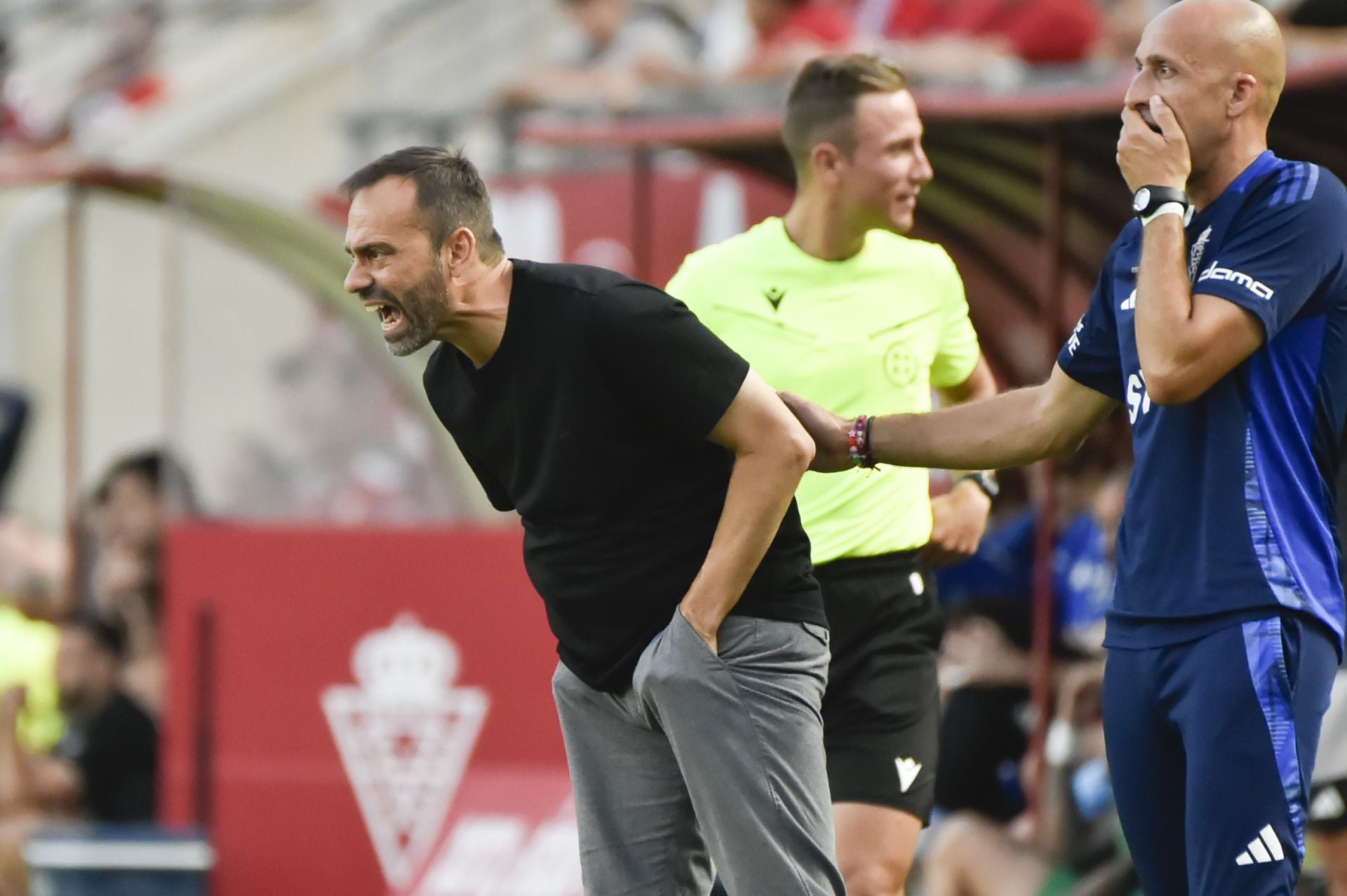 La derrota del Real Murcia frente al Nàstic, en imágenes