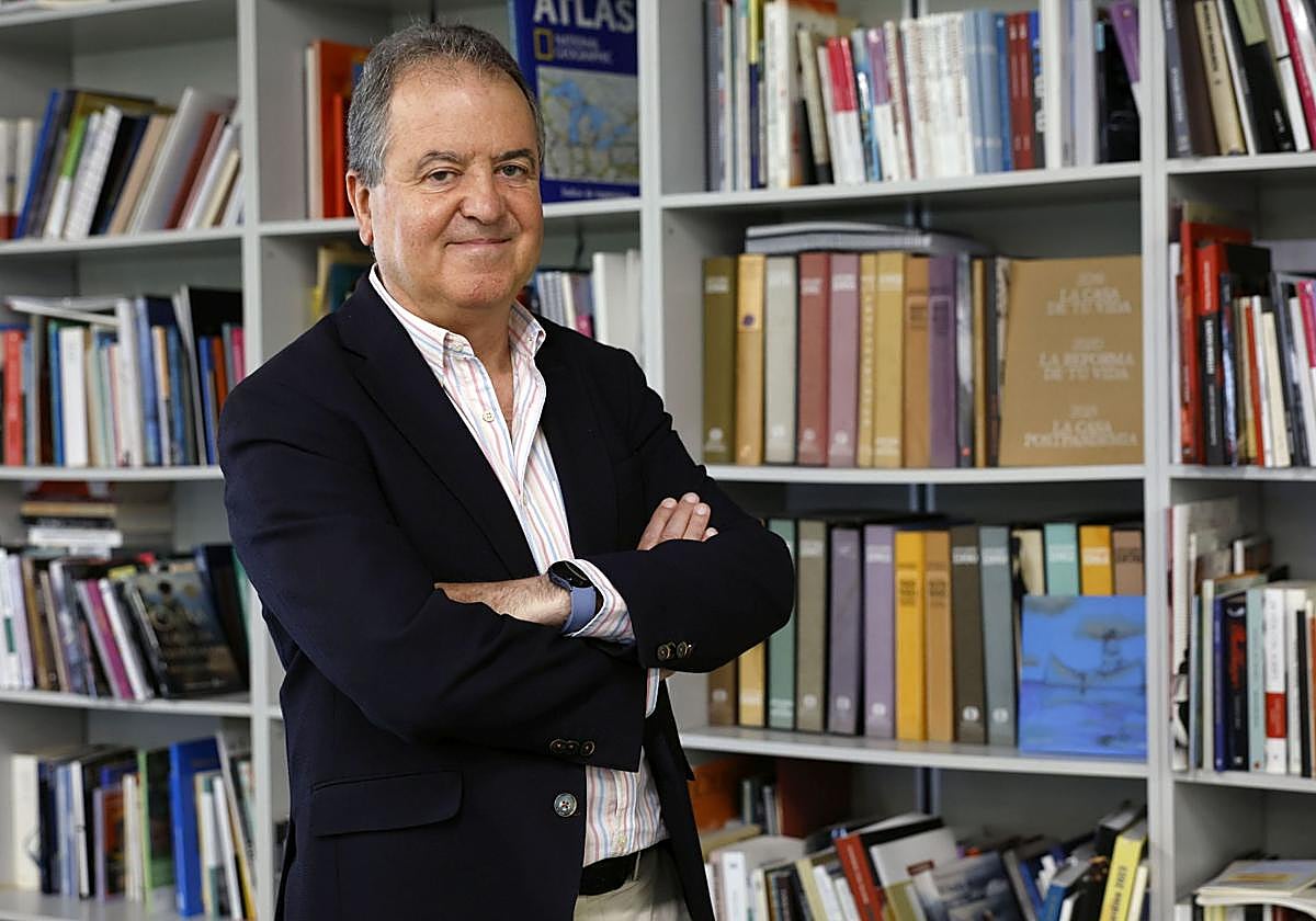 Salvador Gómez, el jueves pasado en la Redacción de LA VERDAD en Murcia.