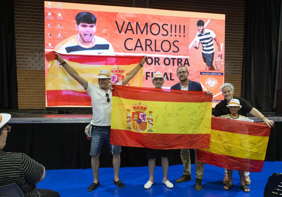 Así se siguió en El Palmar la final de Carlos Alcaraz en Roland Garros