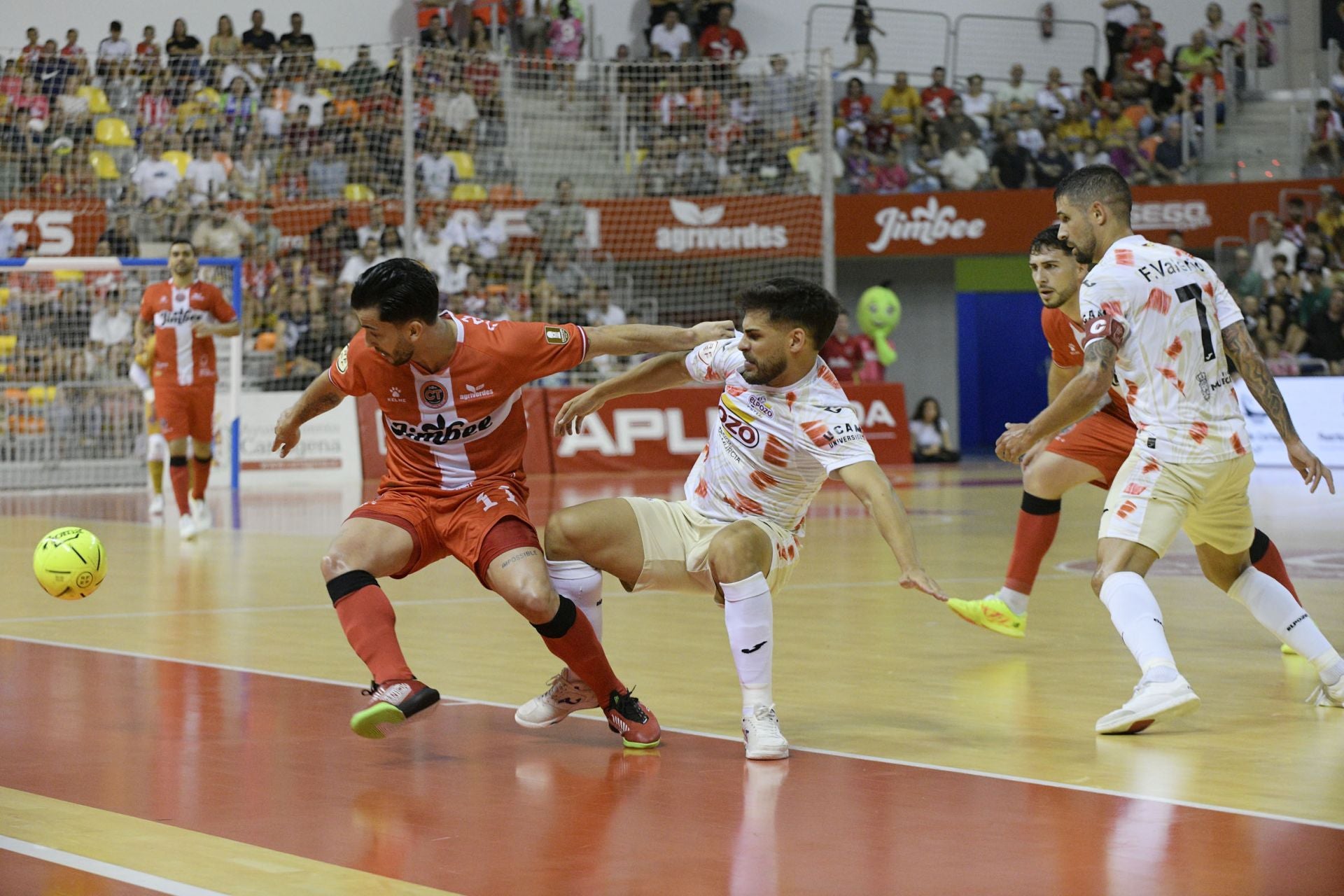 La victoria del Jimbee Cartagena contra ElPozo Murcia, en imágenes