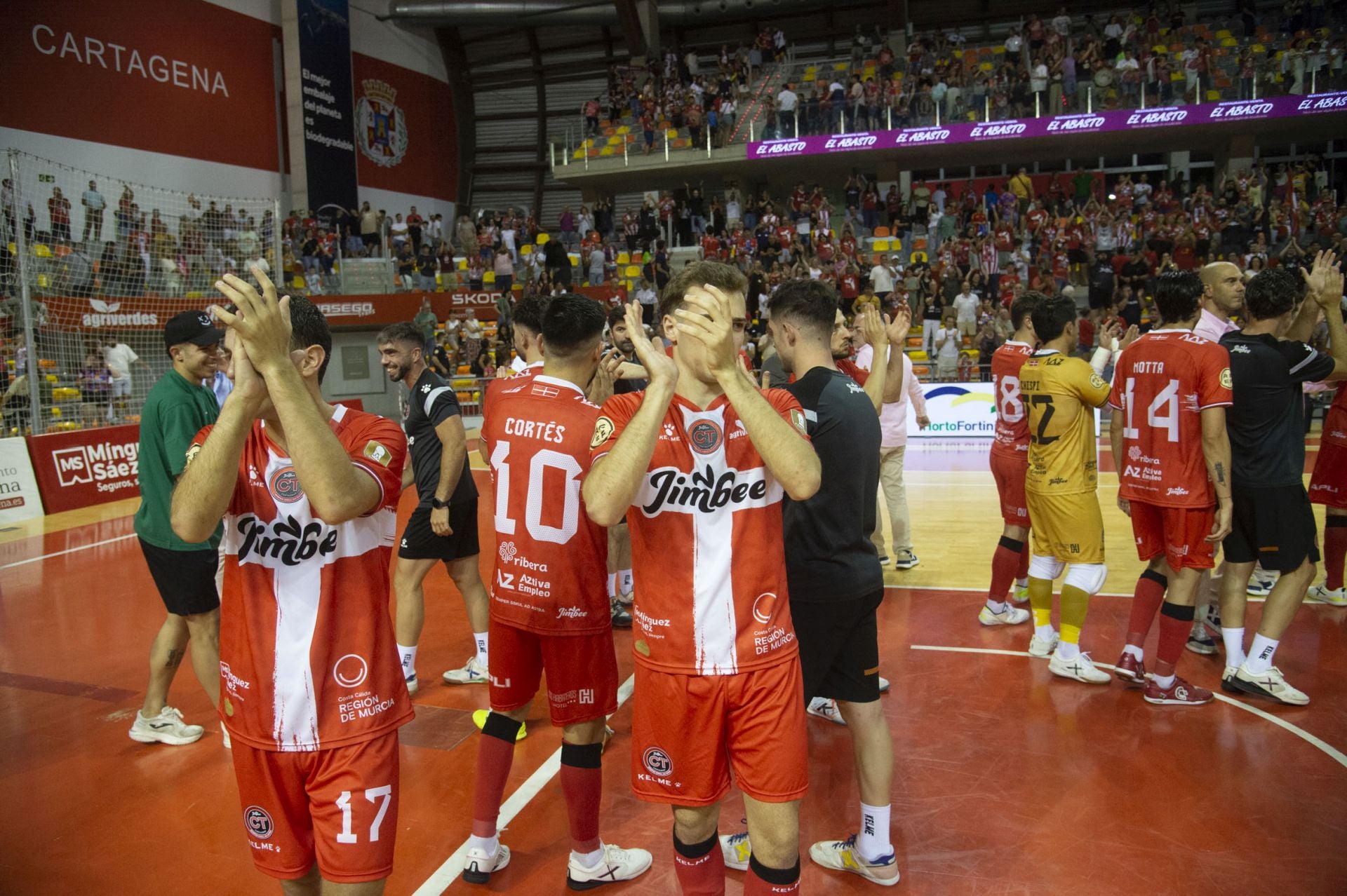 La victoria del Jimbee Cartagena contra ElPozo Murcia, en imágenes