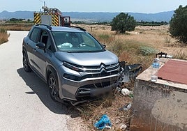 Estado del vehículo tras el accidente.