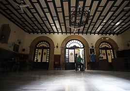 Salón principal del casino de Espinardo, en una fotografía de archivo.