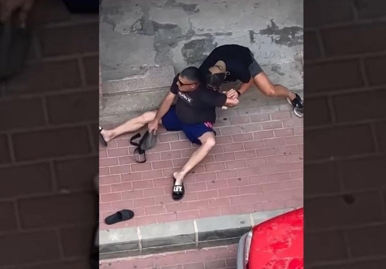 Un momento de la detención en Era Alta.