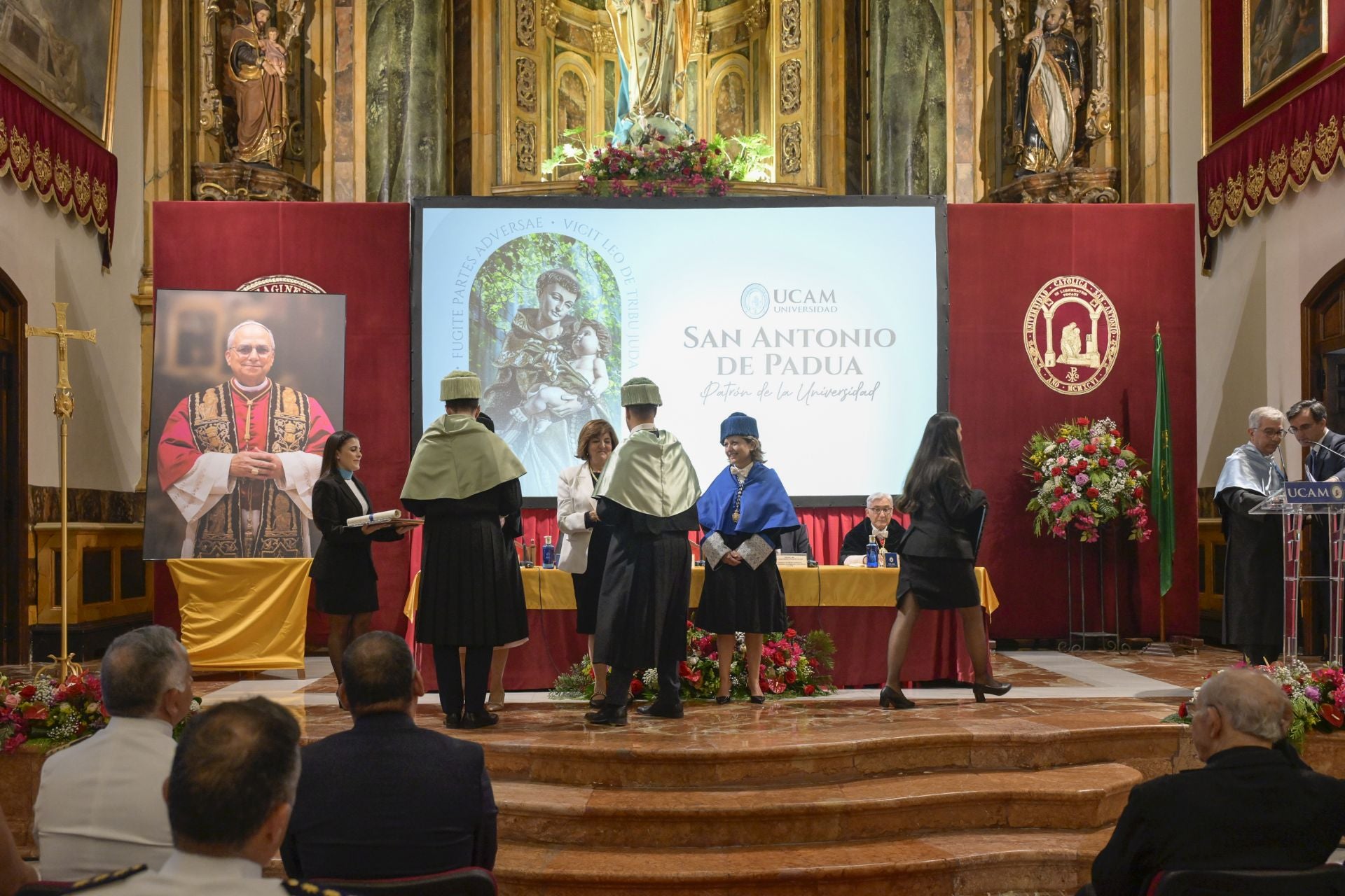 Los actos conmemorativos de San Antonio de Padua en la UCAM, en imágenes