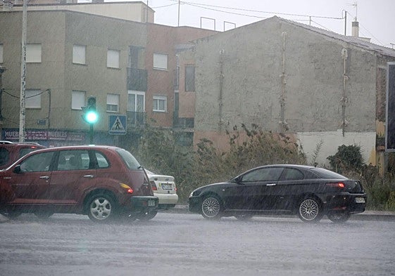 Tormenta en Murcia, en una imagen de archivo.