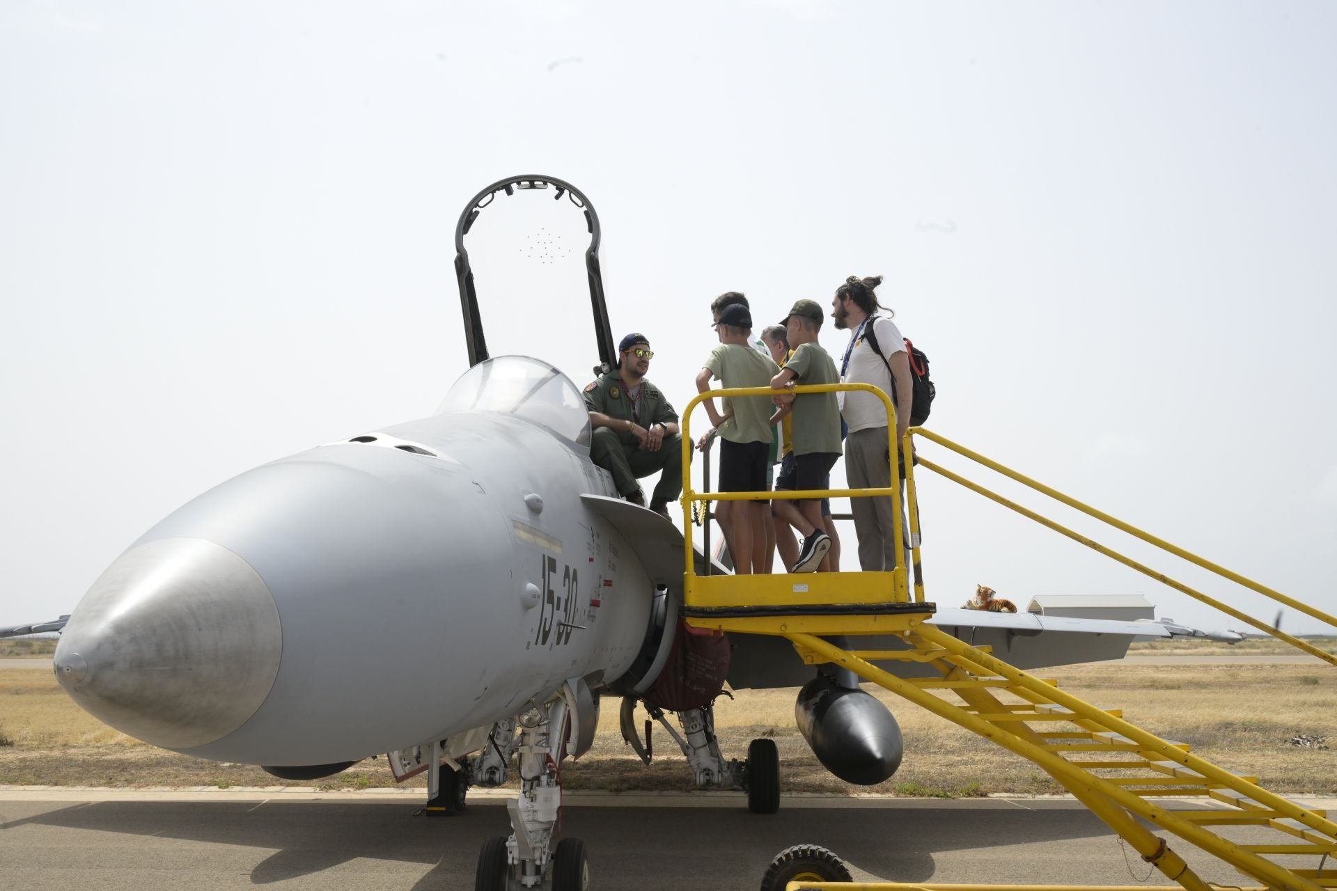 Las imágenes de la exhibición de aviones del festival Aire 25